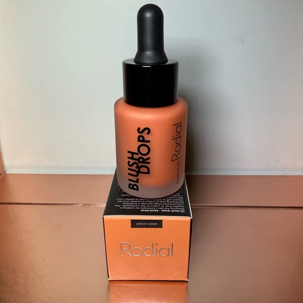 RODIAL Blush Drops Liquid Blush $55 MSRP *Apricot Sorbet* Full Size! BNIB!